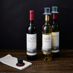 Bouchon silicone bouteille de vin forme chapeau Ø3,5xH6cm^Gifi Discount
