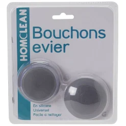Gifi Bouchon évier silicone X2