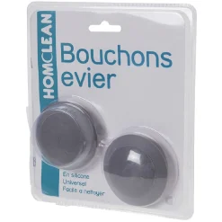 Gifi Bouchon évier silicone X2