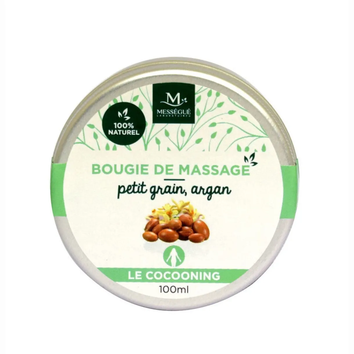 Clearance Gifi Bougie de massage petit grain et argan