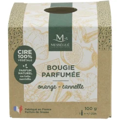 Outlet Gifi Bougie parfumée Orange Cannelle