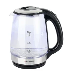Bouilloire en verre Homday électrique à LED bleu 1,7L^Gifi Clearance