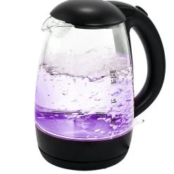 Bouilloire LED sans fil couleurs variables Homday en verre 1,7 L^Gifi Best