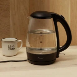 Bouilloire LED sans fil couleurs variables Homday en verre 1,7 L^Gifi Best