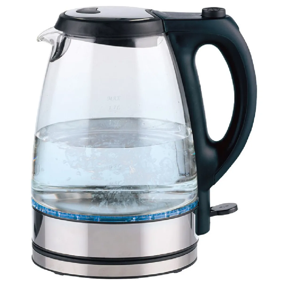 Bouilloire lumineuse à LED en verre 1,7L^Gifi Hot