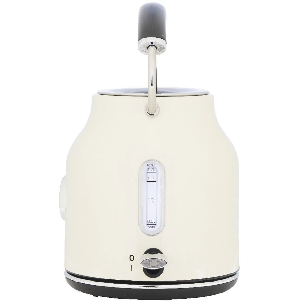 Bouilloire rétro indicateur température blanc crème 1,7 L^Gifi Clearance