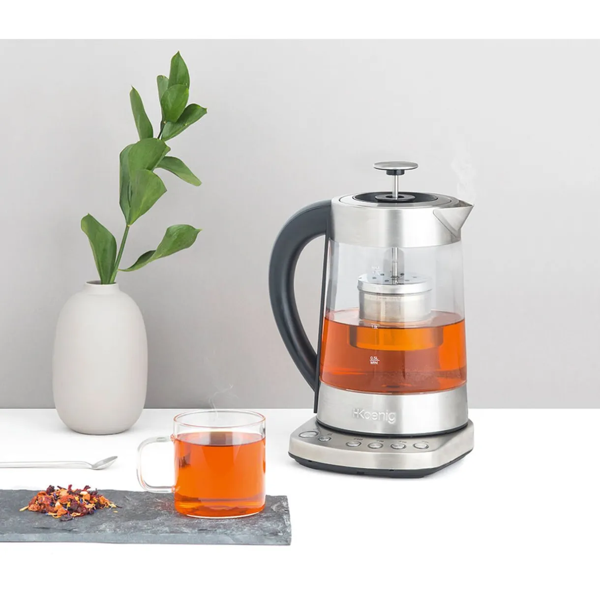 Bouilloire théière avec infuseur Cont. 1 L^Gifi Sale