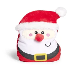 Hot Gifi Bouillote Père Noël rouge et blanc 15,5x16,5cm