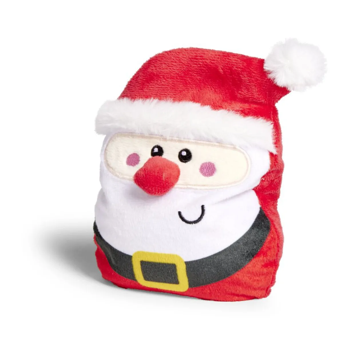 Hot Gifi Bouillote Père Noël rouge et blanc 15,5x16,5cm