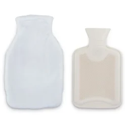 Online Gifi Bouillotte chauffe mains 780ml effet fourrure grise 16x25cm