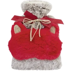 Hot Gifi Bouillotte et masque pour les yeux effet fourrure