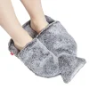 New Gifi Bouillotte pour pieds 1,8L housse fausse fourrure grise