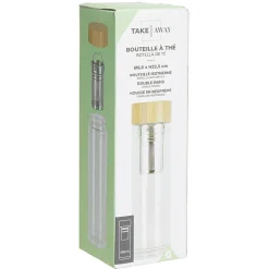 Bouteille à thé isotherme avec housse 330 ml^Gifi