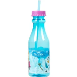 Bouteille avec paille La Reine des Neiges^Gifi New
