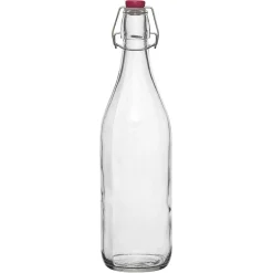 Bouteille en verre et bouchon coloré^Gifi New