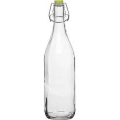 Bouteille en verre et bouchon coloré^Gifi New