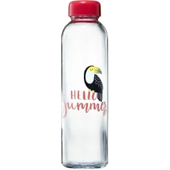 Bouteille en verre motif exotique 500 ml^Gifi Best