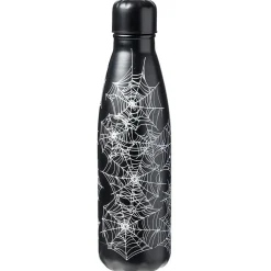 Bouteille isotherme Halloween motif toile d'araignée noir et blanc 500ml^Gifi Hot