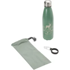 Bouteille isotherme inox avec housse et mousqueton 480 ml^Gifi Outlet