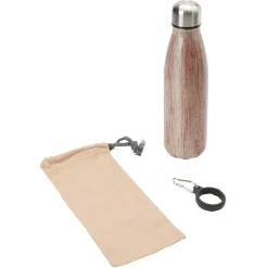 Bouteille isotherme inox avec housse et mousqueton 480 ml^Gifi Outlet