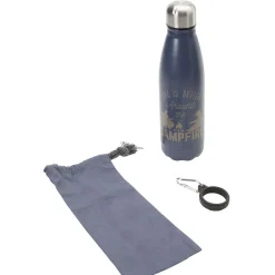 Bouteille isotherme inox avec housse et mousqueton 480 ml^Gifi Outlet