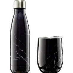 Bouteille isotherme inox 500 ml + tasse 300 ml^Gifi