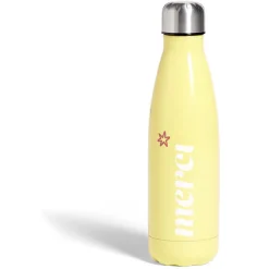 Bouteille isotherme Merci pour cette année 500ml inox 4 modèles^Gifi New