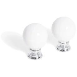 Sale Gifi Bouton de meuble en céramique blanc Ø25 mm