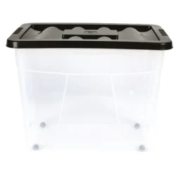 Rangement|Gifi Box à roulettes 80L