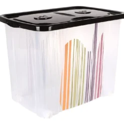 Rangement|Gifi BOX A ROULETTES 64 L