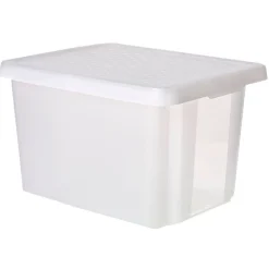 Rangement|Gifi Box de rangement 45 L blanc Curver