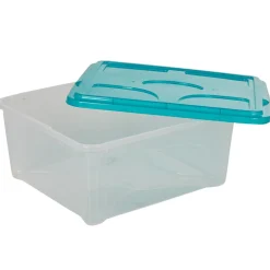 Rangement|Gifi Box de rangement 18 L bleu