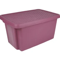 Rangement|Gifi Box de rangement 45 L rose fuchsia