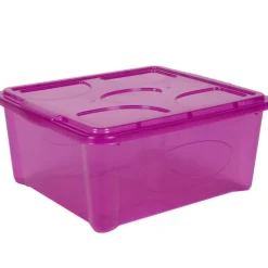 Rangement|Gifi Box de rangement 18 L violet