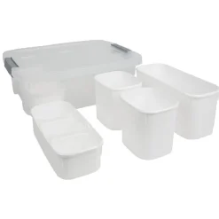 Rangement|Gifi Box de rangement avec 11 casiers modulables 32 L