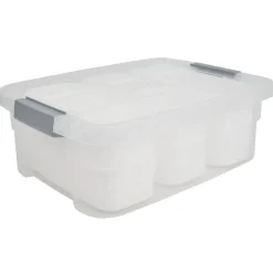 Rangement|Gifi Box de rangement avec 11 casiers modulables 32 L