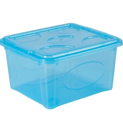 Rangement|Gifi Box de rangement bleu 2 L