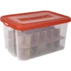 Rangement|Gifi Box de rangement boules de Noël 50 L