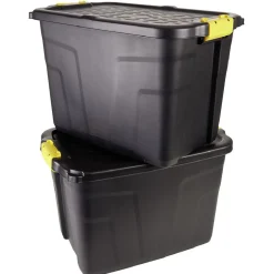 Rangement|Gifi Box de rangement brico 42 L x2