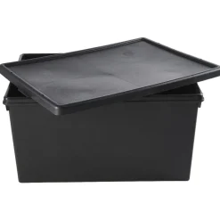 Rangement|Gifi Box de rangement brico avec couvercle haute résistance 150 L