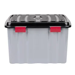Rangement|Gifi Box de rangement brico gris 54L 60x40xH38cm
