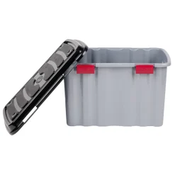 Rangement|Gifi Box de rangement brico gris 54L 60x40xH38cm