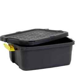 Rangement|Gifi Box de rangement brico noir 24L