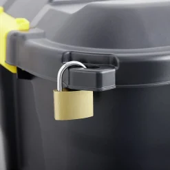 Rangement|Gifi Box de rangement brico noir 110L