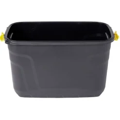 Rangement|Gifi Box de rangement brico noir 110L