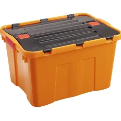 Rangement|Gifi Box de rangement bricolage avec couvercle à double rabat 34L x2