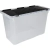 Rangement|Gifi Box de rangement en plastique avec fermeture clips 100 L