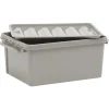 Rangement|Gifi Box de rangement grise 14 L