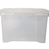 Rangement|Gifi Box de rangement plastique 40 L transparent