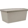Entretien Du Linge|Gifi Box de rangement plastique 20 L taupe